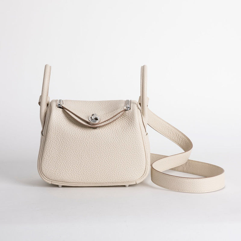 MINI LINDY 20 CLEMENCE LEATHER CRAIE WITH PALLADIUM HARDWARE (PHW)