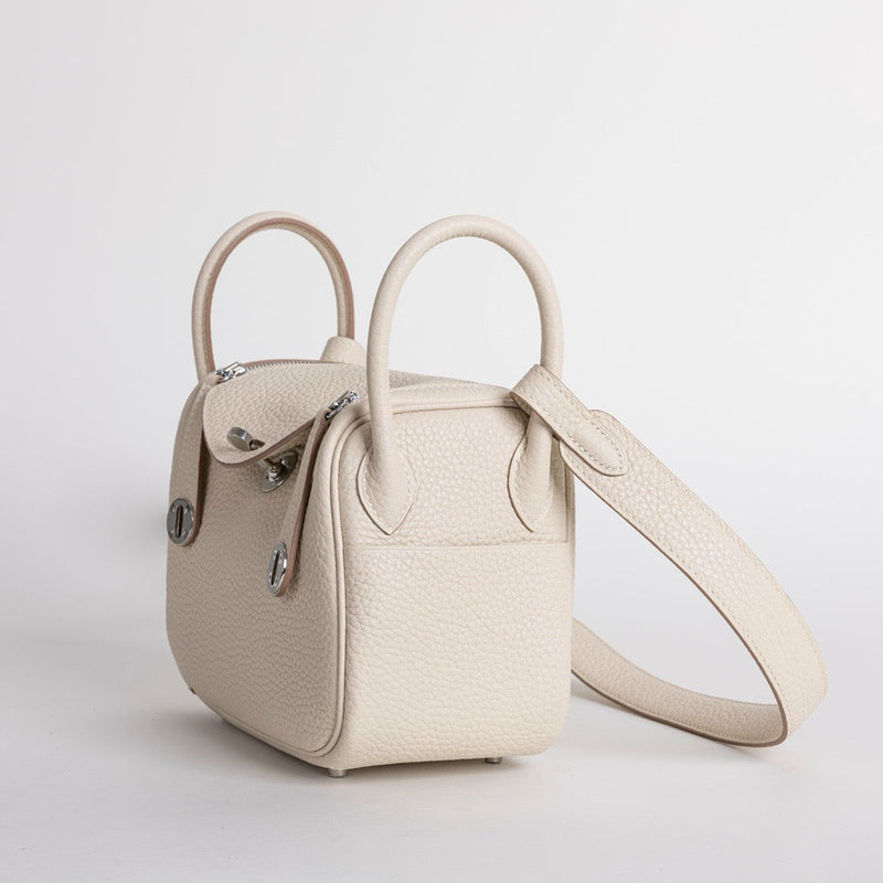 MINI LINDY 20 CLEMENCE LEATHER CRAIE WITH PALLADIUM HARDWARE (PHW)