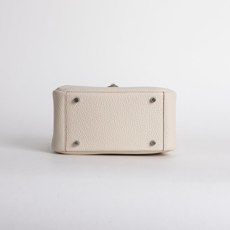 MINI LINDY 20 CLEMENCE LEATHER CRAIE WITH PALLADIUM HARDWARE (PHW)