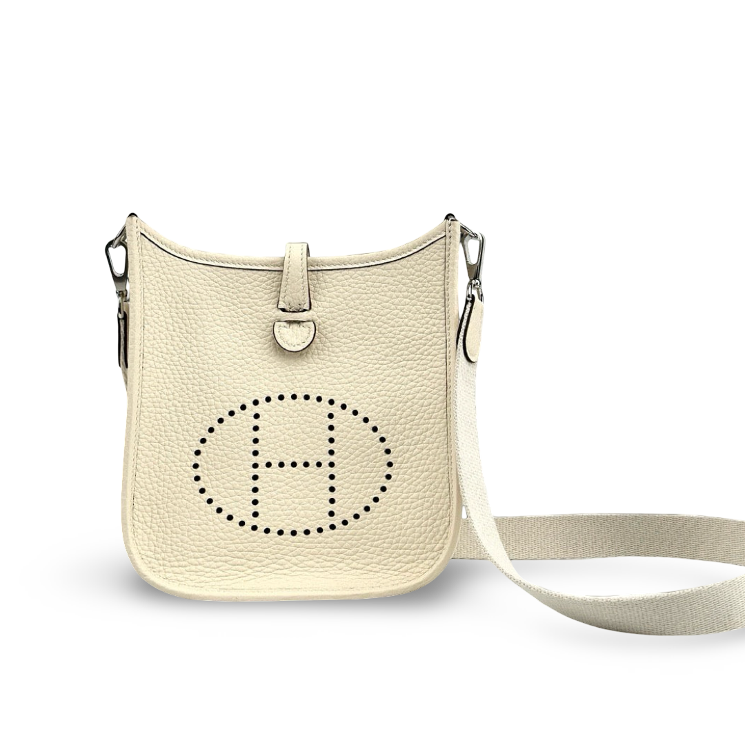 MINI EVELYNE (TPM) CLEMENCE LEATHER NATA WITH PALLADIUM HARDWARE (PHW)