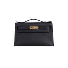 KELLY POCHETTE SWIFT LEATHER NOIR (BLACK) WITH GOLD HARDWARE (GHW)
