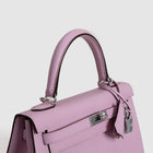 KELLY 25 EPSOM LEATHER MAUVE SYLVESTRE WITH PALLADIUM HARDWARE (PHW)