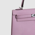 KELLY 25 EPSOM LEATHER MAUVE SYLVESTRE WITH PALLADIUM HARDWARE (PHW)