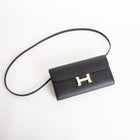 CONSTANCE TO GO EPSOM LEATHER NOIR (BLACK) WITH GOLD HARDWARE (GHW)