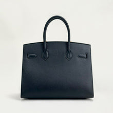 BIRKIN 30 EPSOM LEATHER (SELLIER SHAPE) NOIR (BLACK) WITH PALLADIUM HARDWARE (PHW)