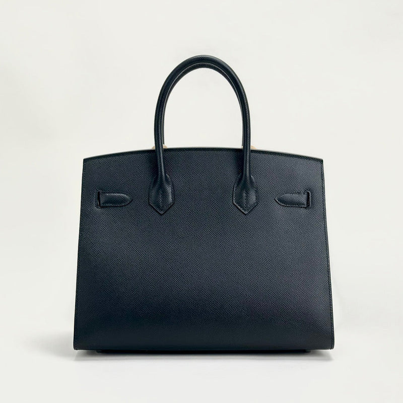 BIRKIN 30 EPSOM LEATHER (SELLIER SHAPE) NOIR (BLACK) WITH PALLADIUM HARDWARE (PHW)