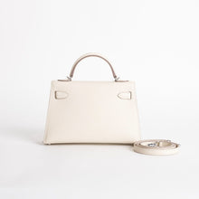 MINI KELLY II (20) EPSOM LEATHER CRAIE WITH PALLADIUM HARDWARE (PHW)