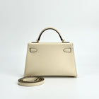 MINI KELLY II (20) EPSOM LEATHER NATA WITH GOLD HARDWARE (GHW)