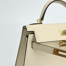 MINI KELLY II (20) EPSOM LEATHER NATA WITH GOLD HARDWARE (GHW)