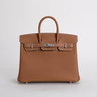 BIRKIN 25 TOGO LEATHER GOLD WITH PALLADIUM HARDWARE (PHW)