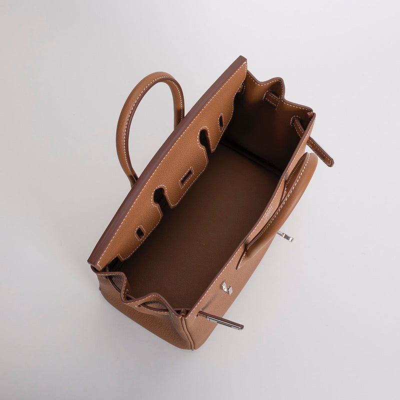 BIRKIN 25 TOGO LEATHER GOLD WITH PALLADIUM HARDWARE (PHW)