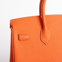 BIRKIN 25 TOGO LEATHER ORANGE WITH PALLADIUM HARDWARE (PHW)
