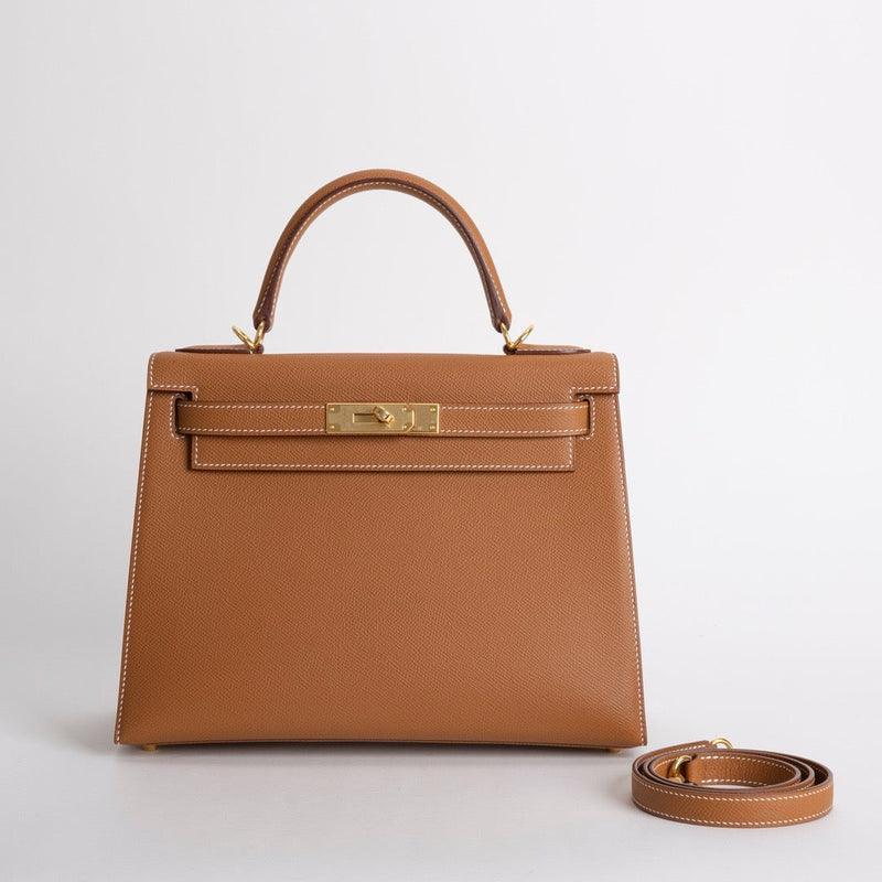 KELLY 28 EPSOM LEATHER GOLD WITH GOLD HARDWARE (GHW)