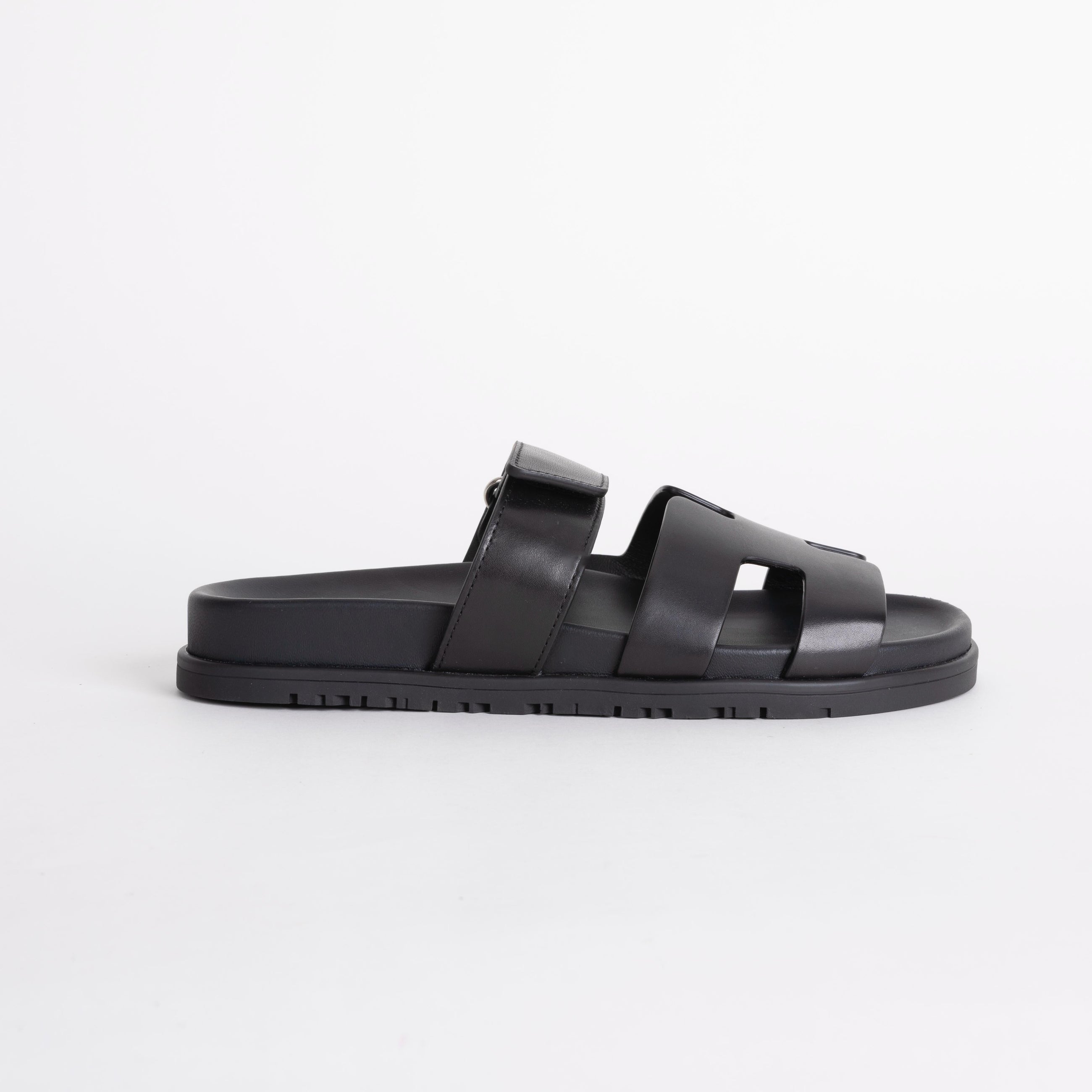 CHYPRE SANDALS SWIFT LEATHER NOIR (BLACK)