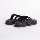 CHYPRE SANDALS SWIFT LEATHER NOIR (BLACK)