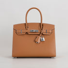 BIRKIN 30 EPSOM LEATHER (SELLIER SHAPE) GOLD WITH PALLADIUM HARDWARE (PHW)