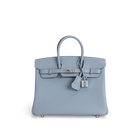 BIRKIN 25 TOGO LEATHER BLEU LIN WITH PALLADIUM HARDWARE (PHW)