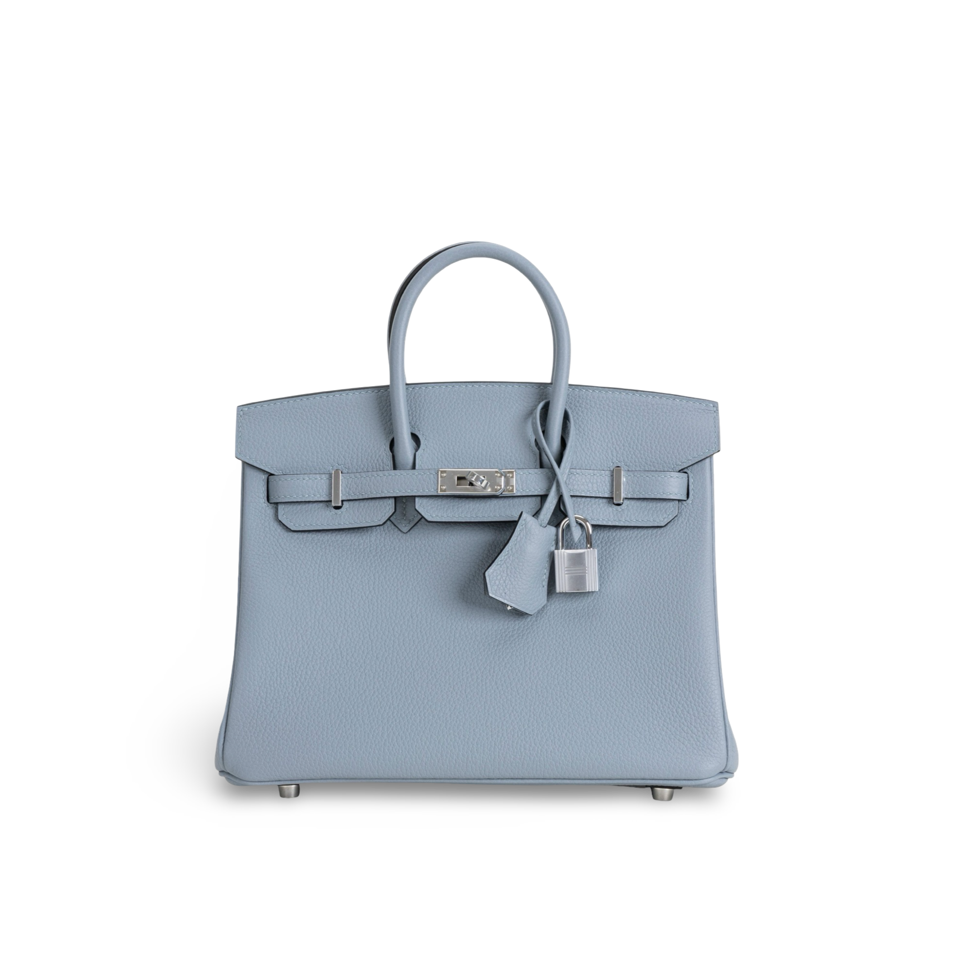 BIRKIN 25 TOGO LEATHER BLEU LIN WITH PALLADIUM HARDWARE (PHW)