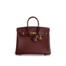 BIRKIN 25 EPSOM LEATHER ROUGE H WITH GOLD HARDWARE (GHW)