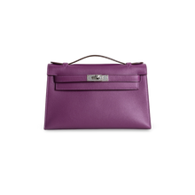 KELLY POCHETTE SWIFT LEATHER ANEMONE WITH PALLADIUM HARDWARE (PHW)