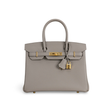 BIRKIN 30 TOGO LEATHER GRIS ASPHALTE WITH GOLD HARDWARE (GHW)