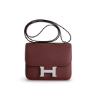 CONSTANCE 18 (MINI) EPSOM LEATHER ROUGE H WITH PALLADIUM HARDWARE (PHW)