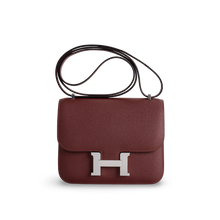 CONSTANCE 18 (MINI) EPSOM LEATHER ROUGE H WITH PALLADIUM HARDWARE (PHW)
