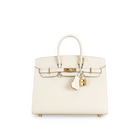 BIRKIN 25 (SELLIER SHAPE) EPSOM LEATHER NATA WITH GOLD HARDWARE (GHW)