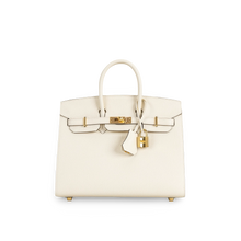 BIRKIN 25 (SELLIER SHAPE) EPSOM LEATHER NATA WITH GOLD HARDWARE (GHW)