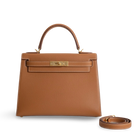 KELLY 28 EPSOM LEATHER GOLD WITH GOLD HARDWARE (GHW)