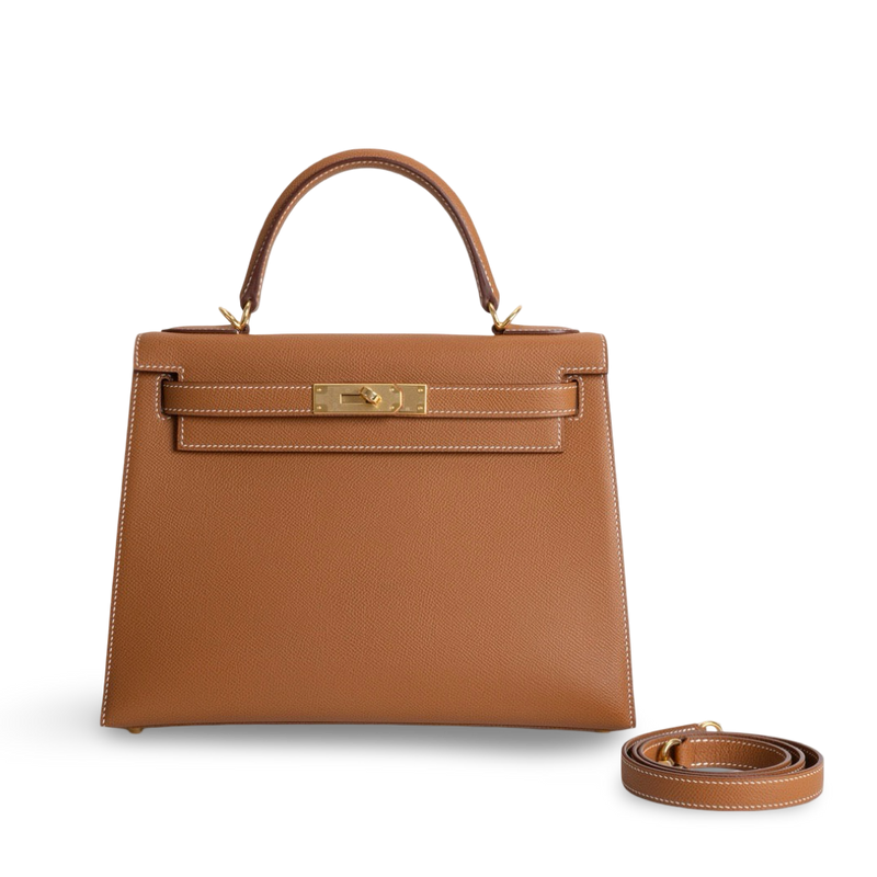 KELLY 28 EPSOM LEATHER GOLD WITH GOLD HARDWARE (GHW)