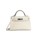 MINI KELLY II (20) EPSOM LEATHER NATA WITH PALLADIUM HARDWARE (PHW)