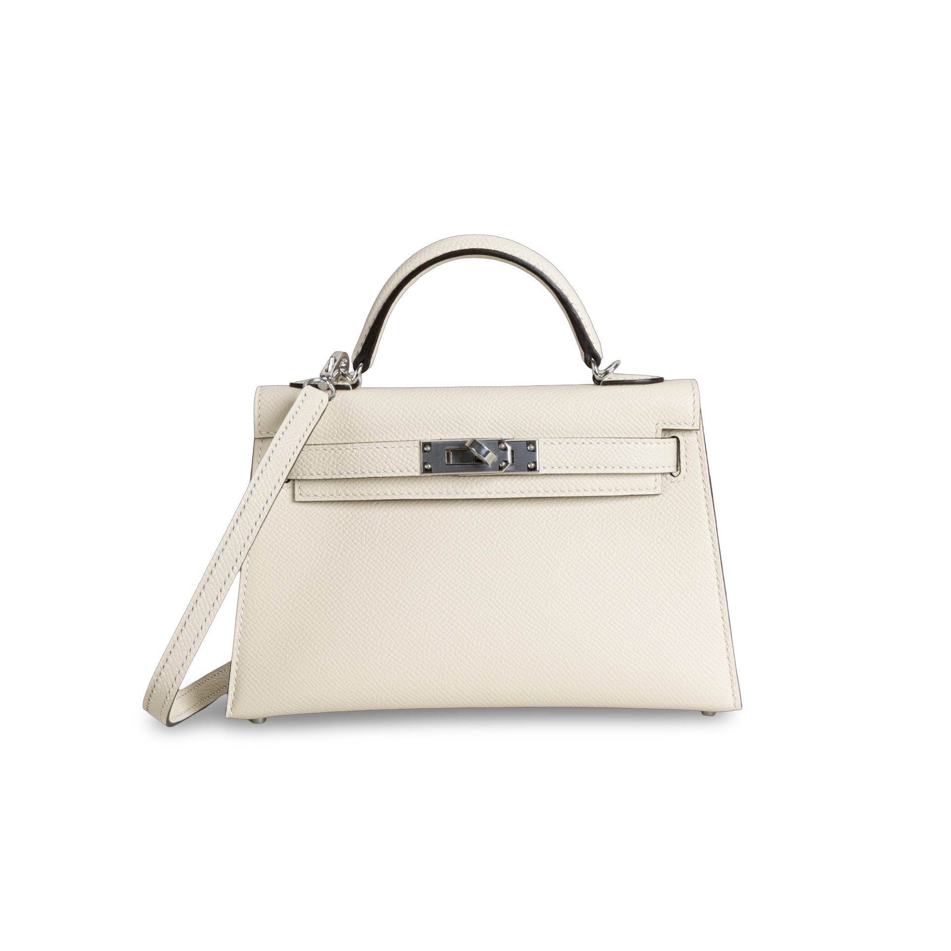 MINI KELLY II (20) EPSOM LEATHER NATA WITH PALLADIUM HARDWARE (PHW)