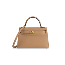 MINI KELLY II (20) EPSOM LEATHER CHAI WITH GOLD HARDWARE (GHW)