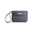 KELLY DEPECHES 25 EPSOM LEATHER GRIS MISTY WITH PALLADIUM HARDWARE (PHW)