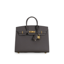 BIRKIN 25 (SELLIER SHAPE) EPSOM LEATHER ETAIN WITH GOLD HARDWARE (GHW)