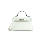 MINI KELLY II (20) EPSOM LEATHER VERT FIZZ WITH PALLADIUM HARDWARE (PHW)