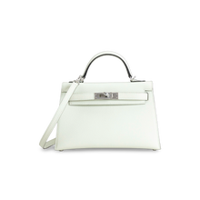 MINI KELLY II (20) EPSOM LEATHER VERT FIZZ WITH PALLADIUM HARDWARE (PHW)