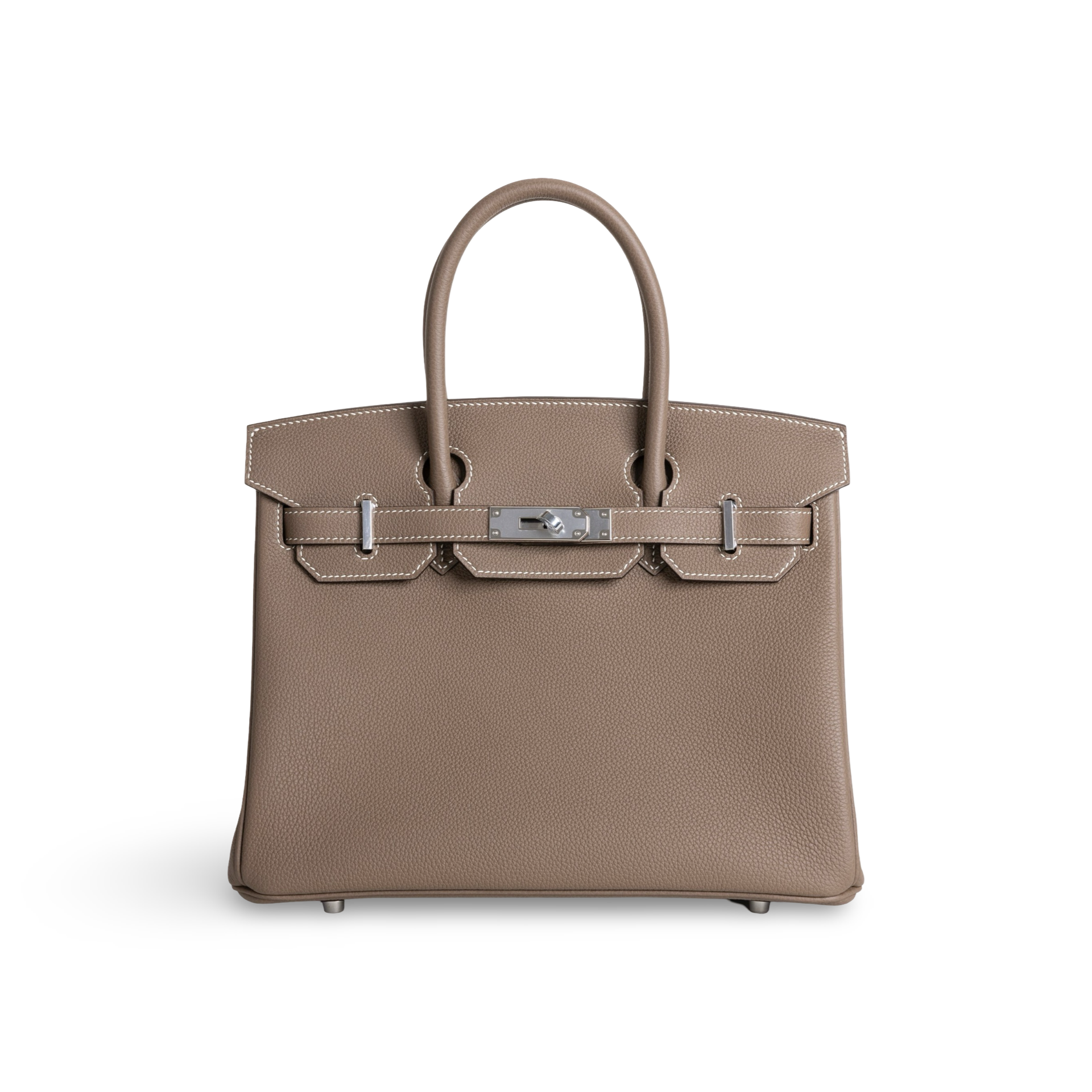 BIRKIN 30 TOGO LEATHER ETOUPE WITH PALLADIUM HARDWARE (PHW)