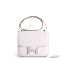 CONSTANCE 18 (MINI) CHEVRE LEATHER ROSE SAKURA WITH PALLADIUM HARDWARE (PHW)