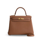 KELLY 28 TOGO LEATHER GOLD WITH GOLD HARDWARE (GHW)