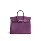 BIRKIN 25 SWIFT LEATHER ANEMONE WITH PALLADIUM HARDWARE (PHW)