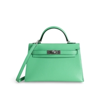 MINI KELLY II (20) CHEVRE LEATHER COMICS WITH PALLADIUM HARDWARE (PHW)