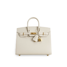 BIRKIN 25 (SELLIER SHAPE) EPSOM LEATHER CRAIE WITH GOLD HARDWARE (GHW)