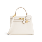 KELLY 28 TOGO LEATHER CRAIE WITH GOLD HARDWARE (GHW)