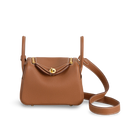 MINI LINDY 20 CLEMENCE LEATHER GOLD WITH GOLD HARDWARE (GHW)