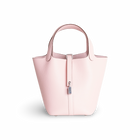 PICOTIN 18 LOCK CLEMENCE LEATHER ROSE SAKURA WITH PALLADIUM HARDWARE (PHW)