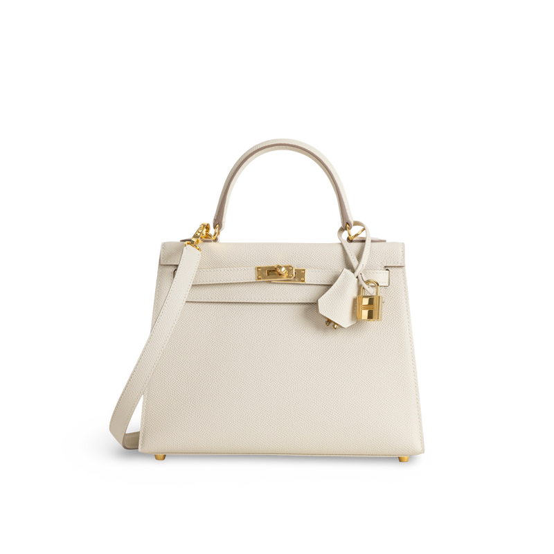 KELLY 25 EPSOM LEATHER CRAIE WITH GOLD HARDWARE (GHW)