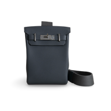 HAC A DOS TOGO LEATHER GRIS MISTY WITH PALLADIUM HARDWARE (PHW)