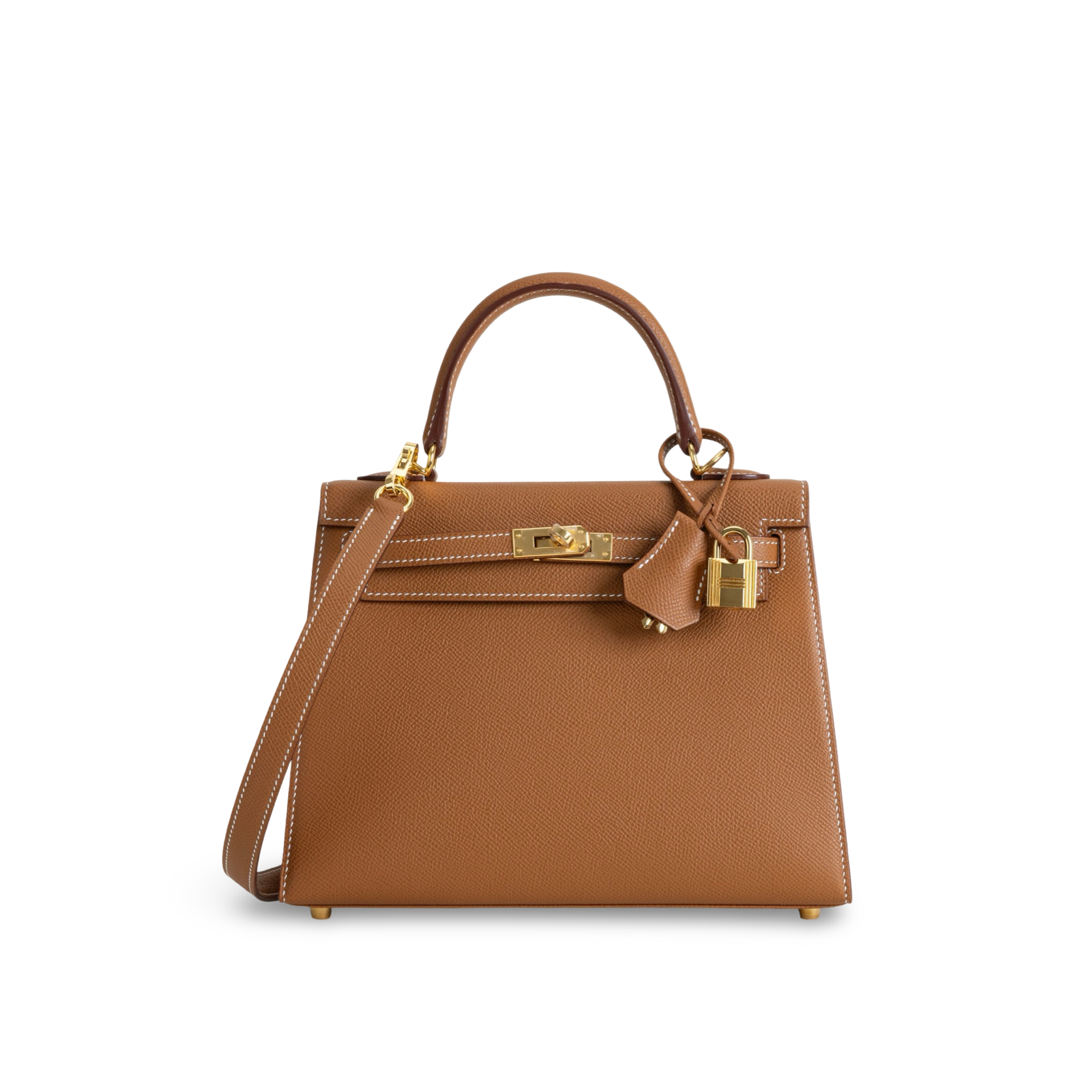KELLY 25 EPSOM LEATHER GOLD WITH GOLD HARDWARE (GHW)